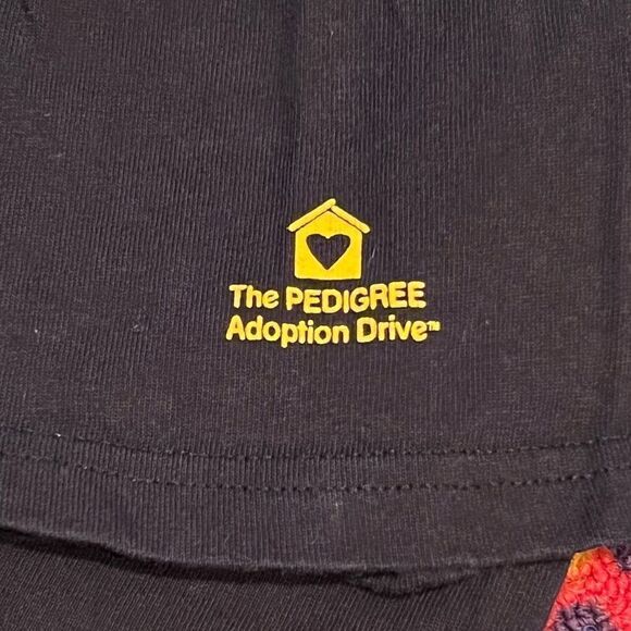 ‘07 The Pedigree Adoption Drive ‘Dogs Rule’ Black Graphic Tee Shirt / Size XL - Picture 4 of 5